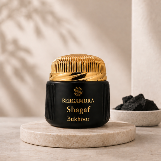 Shagaf Bukhoor | Oud Rose Saffron Vetiver Incense